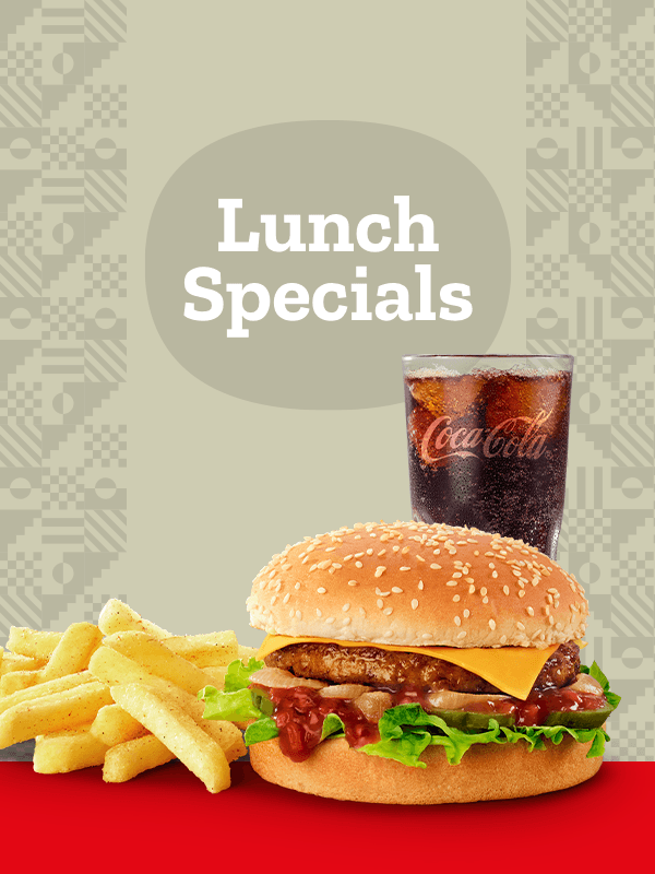 Enjoy a lunch special at Wimpy