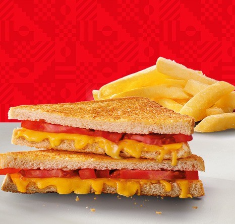 Cheese & Tomato toasted sandwich