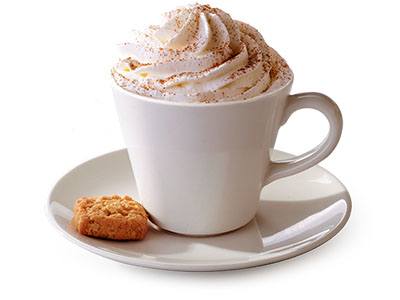 Cremoccino coffee with cream
