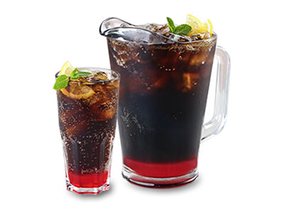 Strawberry Coke Mocktail Drink